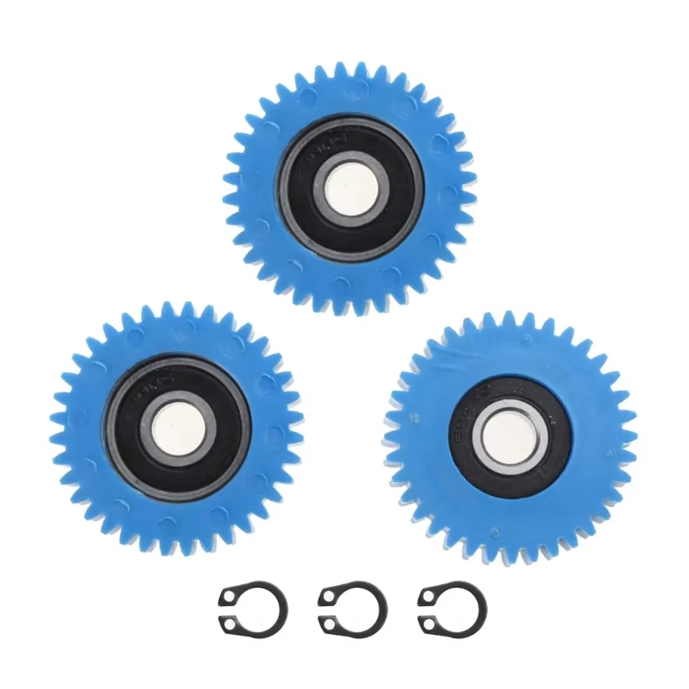 3PCS 36 Teeth Bicycle Wheel Hub Motor Planetary Gears Nylon Gear 38x8x11mm With Bearing For Bafang Motor E-bike Electric Bike