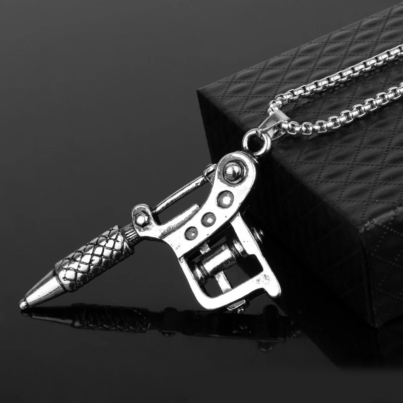Tattoo Machine Keychain Car Backpack Pendant Accessories Unisex Gift