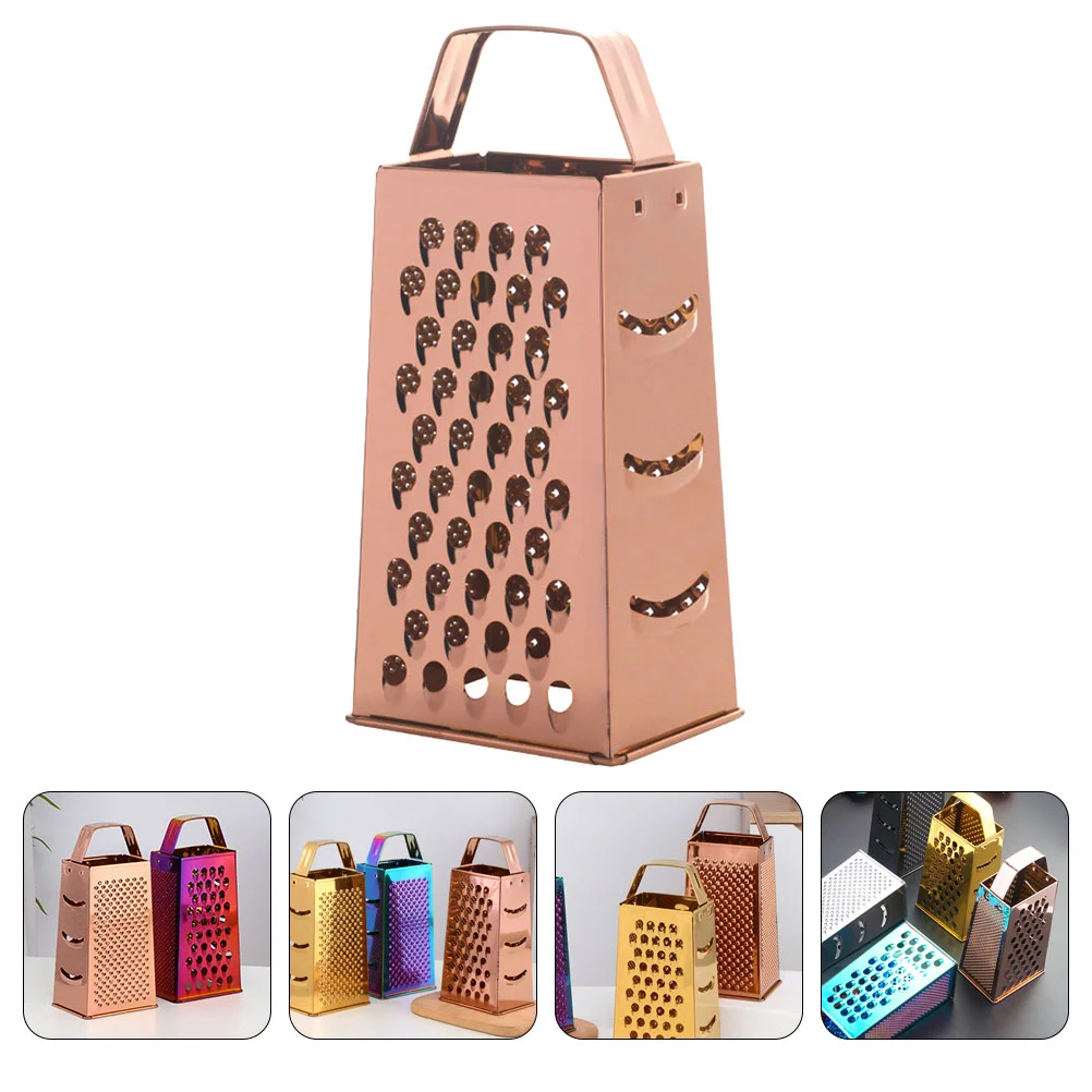 

Stainless Steel Cheese Grater Kitchen Tools Vegetable Grating Rose Gold Vegetables Food