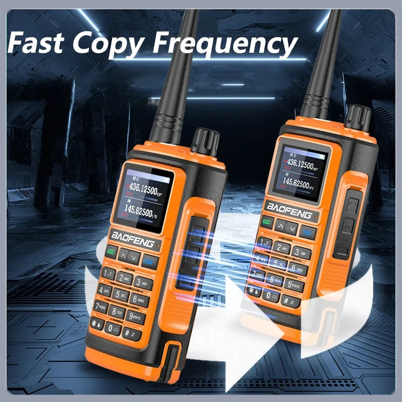 Baofeng UV-17 Pro Max GPS Walkie Talkie Six-Band High Power Long Range Wireless Copy Frequency Two Way Radio Type-C 999 CH NOAA 4