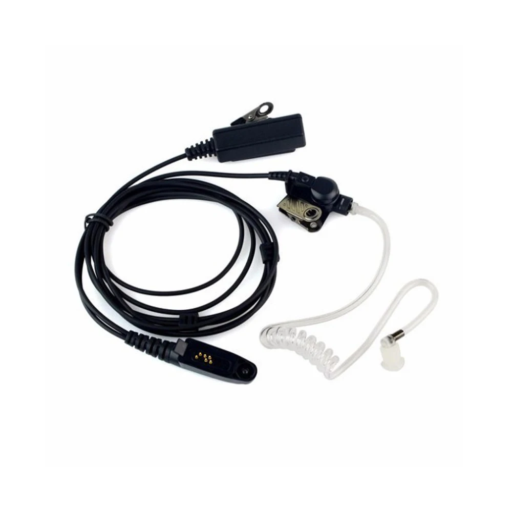 

Акустическая Скрытая трубка PTT гарнитура для Motorola двухсторонняя радиосвязь GP328PLUS GP338PLUS GP344 GP388 EX500 EX600 рация