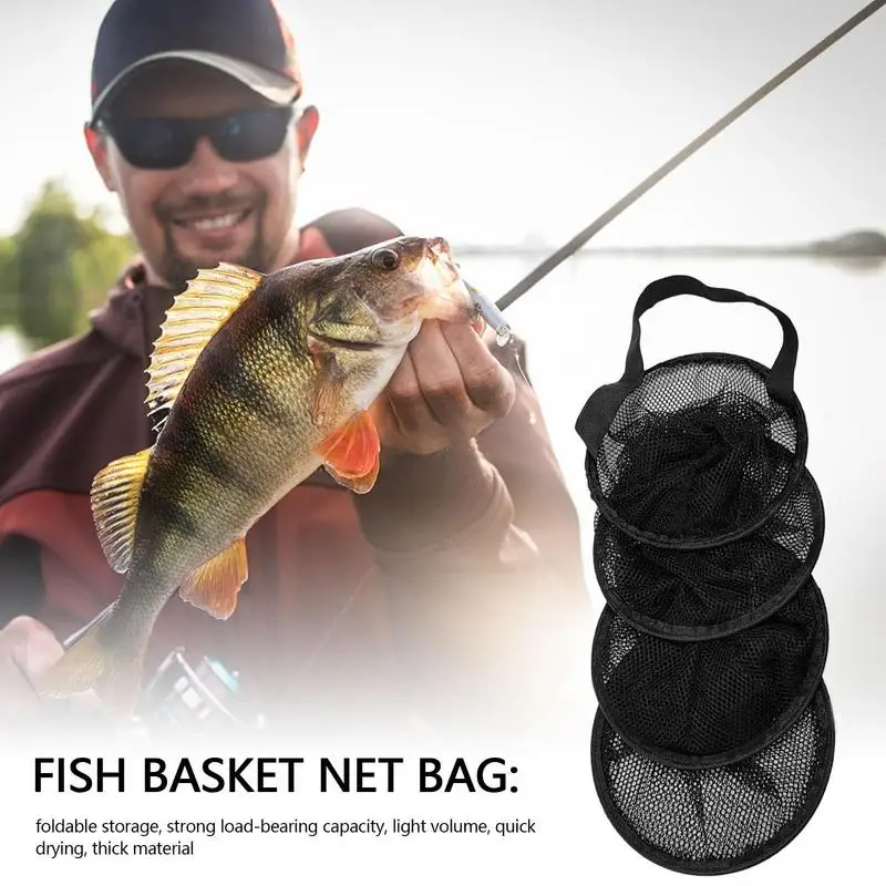 Épuisette Filet De Pêche Nylon Solide Mailles Fines - Neuf