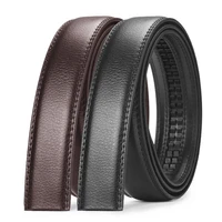 130 140 150 160 170cm Large Plus Size Belt Straps No Buckle for Automatic Buckle Genuine Leather Belts Men No Buckle 3.5cm Wide