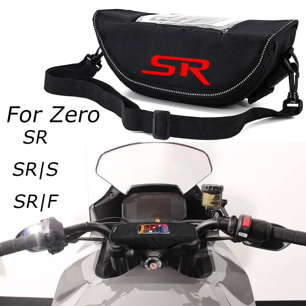 For Zero SR SR|S SR|F sr sr|s sr|f Motorcycle accessory  Waterproof And Dustproof Handlebar Storage Bag  navigation bag for yamaha motorcycle bag for sidewinder sr venture sr viper m tx mtx le se handlebar bag anti snow waterproof bag tool bag