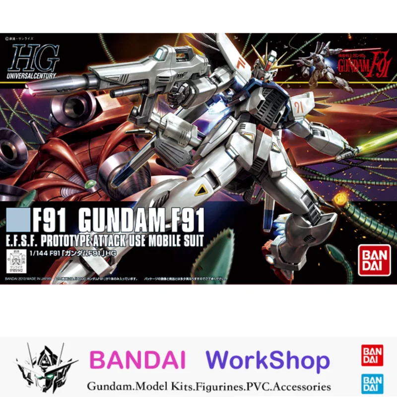 

Bandai оригинальная 1/144 HGUC F91 фигурка GundamAction в сборе, модель в комплекте