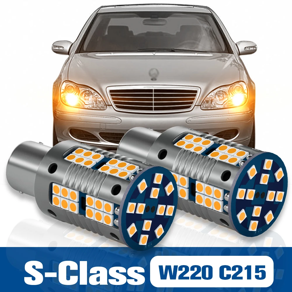 

2pcs LED Turn Signal Light Blub Lamp Accessories Canbus For Mercedes Benz S Class W220 C215 2000 2001 2002 2003 2004 2005 2006