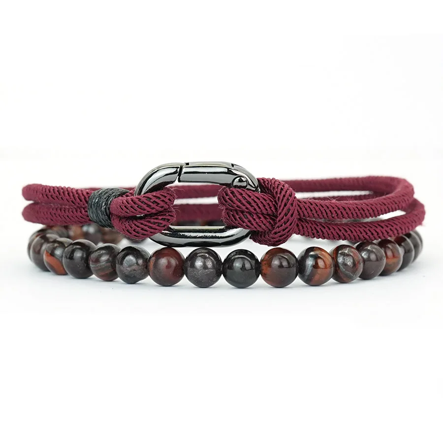 Noter 2-teiliges Herren-Armband-Set, ausgewählte hautfreundliche Materialien, 6 Farboptionen, Sport-Armband, schweißabsorbierend, lässig, vielseitig – Detail 10