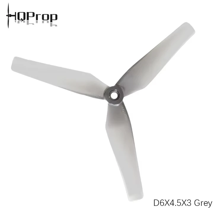 Hélices Drone D6X4.5X3 PC 6 pouces Lot de 2/6/12 Paires Gris