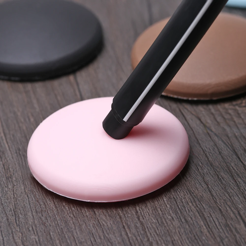 4mm Thickened Door Handle Crash Pad Self Adhesive Round Rubber Crash Pad Door Handle Buffer Bumper Guard Stopper Wall Protector