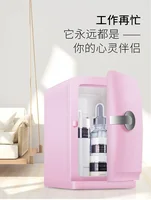 Mini réfrigérateur de voiture indispensable pour les touristes, petit réfrigérateur domestique, utilisation dans la voiture et la maison, les cosmétiques 6