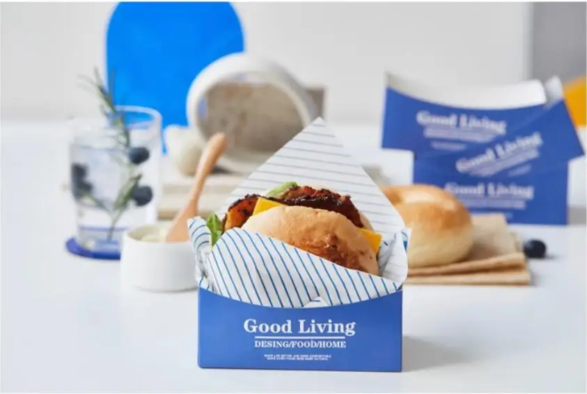 50pcs Sandwich Packaging Boxes, Hamburger, Toast & Bread Paper Trays, Disposable Fo... - SKU SHPB2233 - UGI Packaging