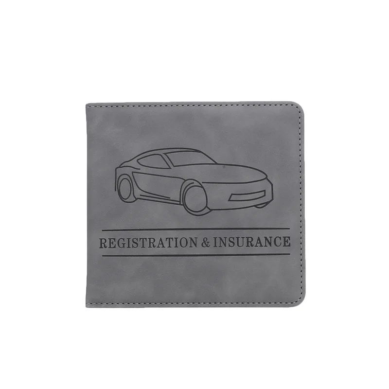 Linqin Car Registration & Insurance Card Holder - Russia Flag Design, Glove Box Organizer For Documents