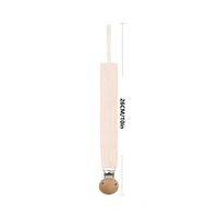 Attache-tétine en coton doux pour bébé, chaîne sucette, support mamelon pour mamelons, jouet factice, Clip factice, cadeau 6