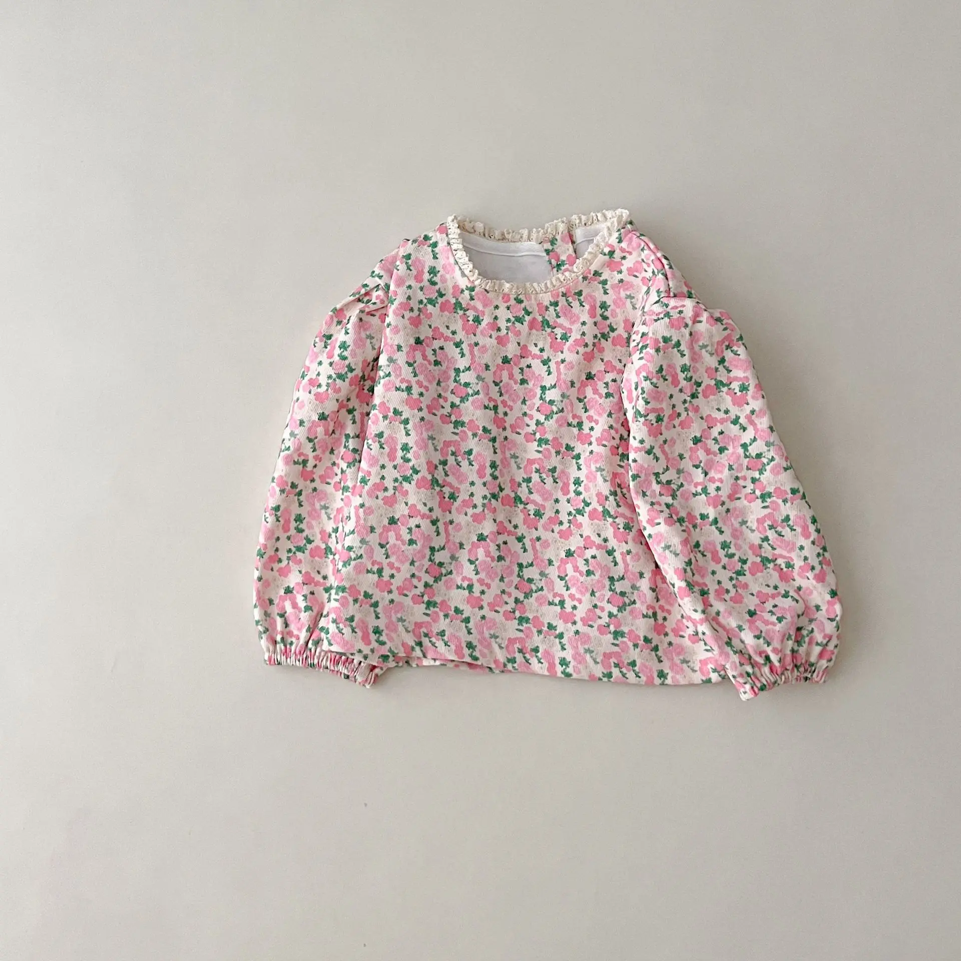 Baby Girl Long Sleeve Shirts Autumn Girls Floral Shirts Children Cotton Bottoming Tops Infant Toddler Cardigan T baby girl clothes kids bottoming shirt women floral blouse