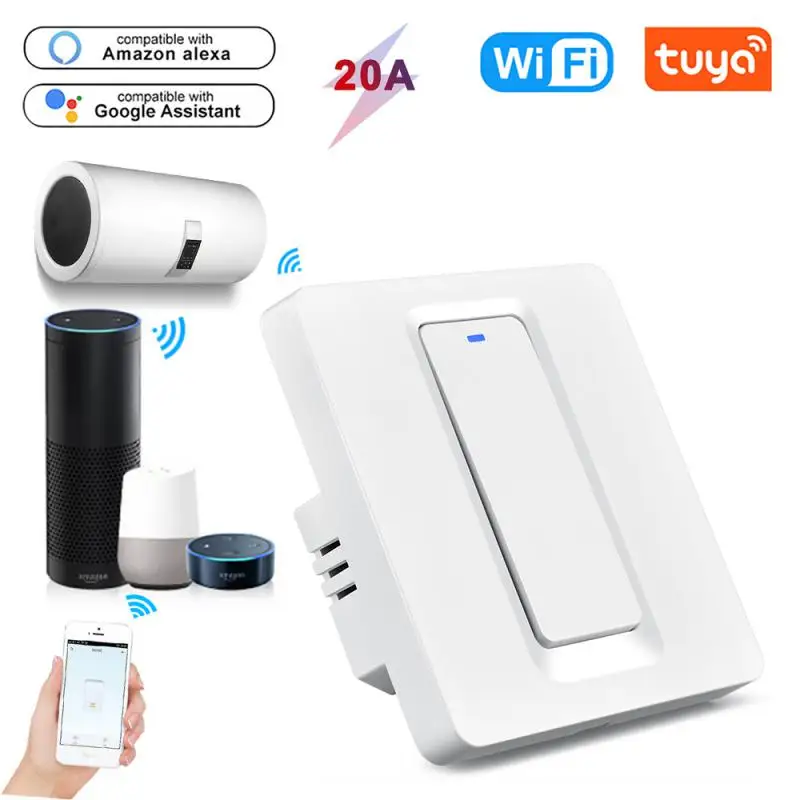 

Умный водонагреватель Tuya, Wi-Fi, 20 А, с таймером