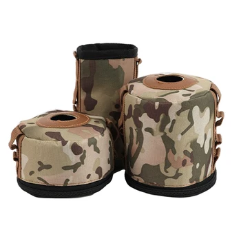 Gas Tank Protective Sleeve Camo Portable Outdoor Camping Storage Bag