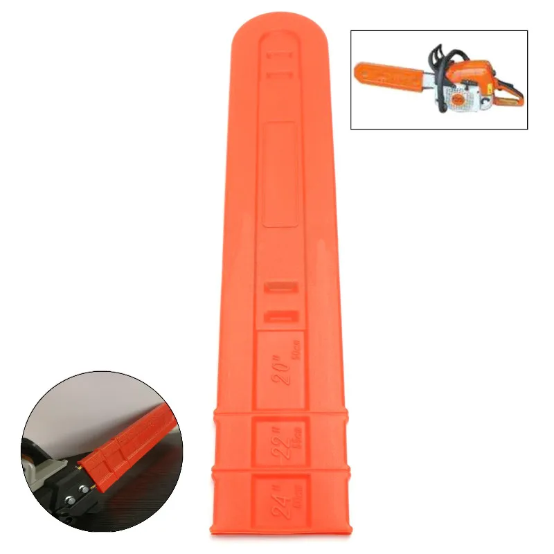 Universal 20In Chainsaw Bar Cover Scabbard Protector Guide Plate Sleeve 20'' 