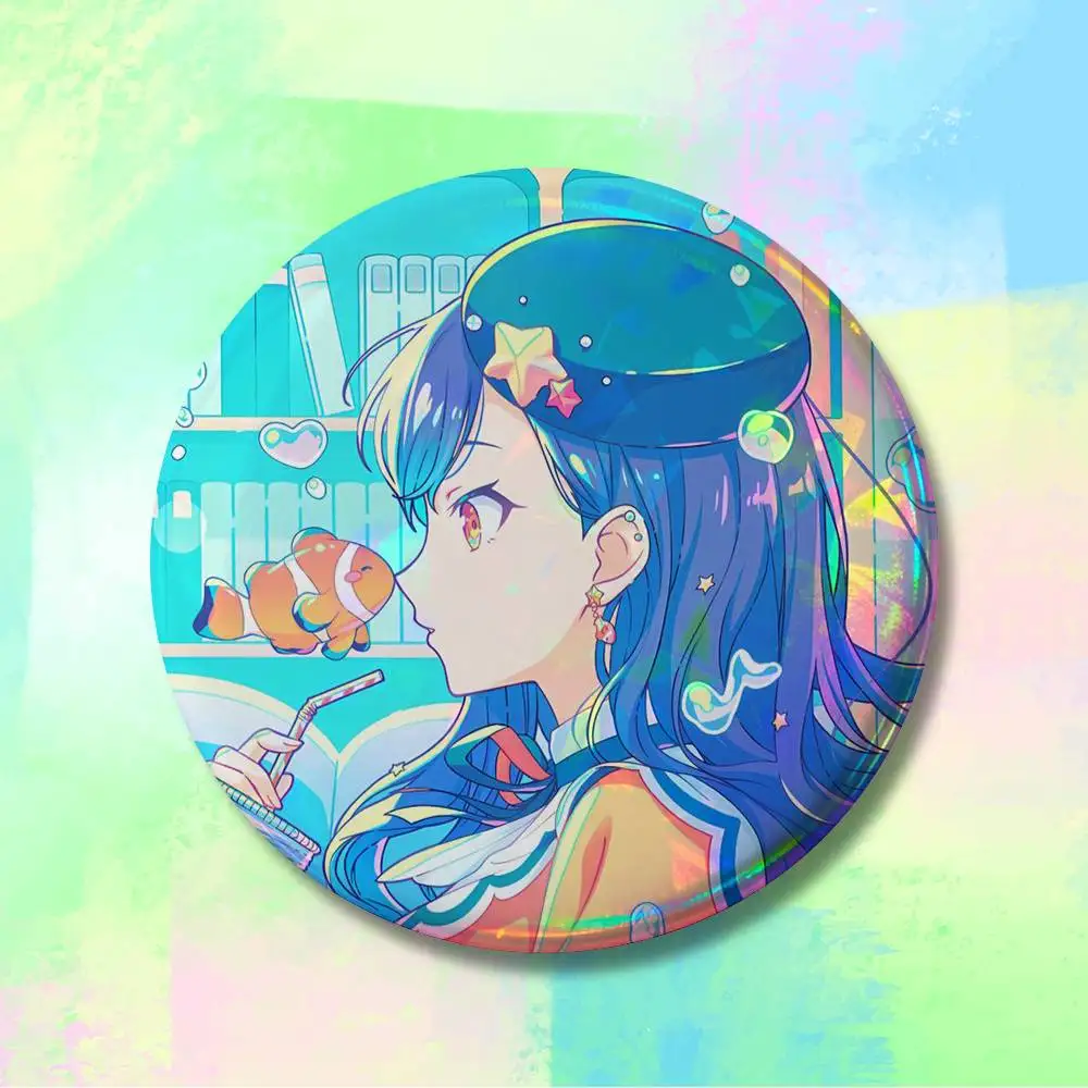 P-project Spiel sekai PJSK Emaille Pin Weißblech Runde Brosche Cosplay Nijigen Otaku Kultur Abzeichen 58mm 44mm 32mm 75mm 25mm – Detail 7