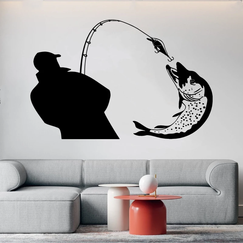 Home Decor Vinyl Wall Decal Waterproof Car Sticker Fishing Hobby Sticker  Mural Art Decor Interior Wallpaper Unique Gift 2KN20 - AliExpress