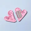 1Pc Thinning Beauty Hair Cut Accessories Home Mini Makeup Tools Heart Shape Hair Cutting Trimmer Barber Comb Bangs Hair Remover 2