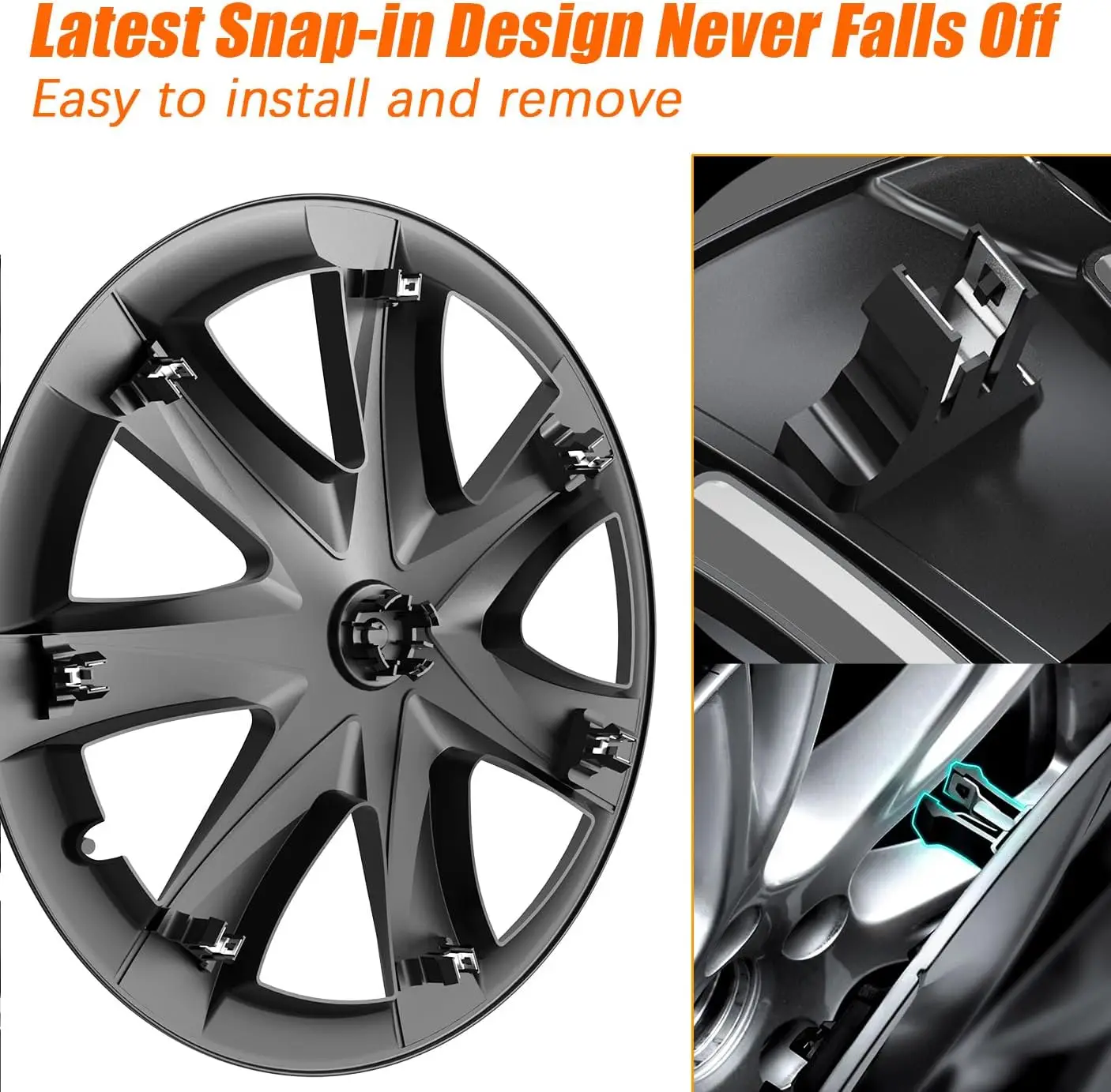 テスラモデルおよび2019-2024のハブキャップ,19インチホイールカバー,オリジナルリム,ホイールカバー,交換用アクセサリー,センターキャップ付き テスラモデルおよび2019-2024のハブキャップ,19インチホイールカバー