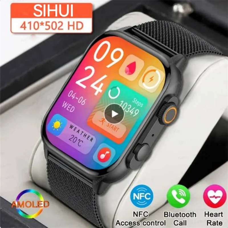 

2023 New HK95 Smartwatch Bluetooth Call Men Sports Fintess Watches Women Custom Watch Face Series 8 Smart Watch for Apple Watch