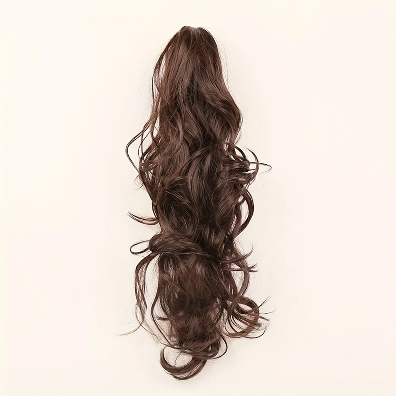 18" claw clip ponytail synthetic wig for women is an optional hair accessory for everyday wear