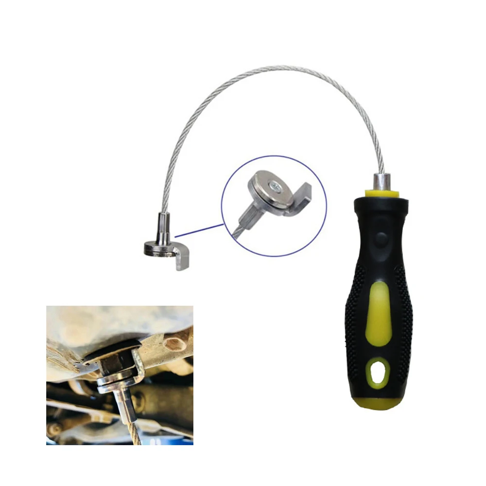 

1Pcs Oil Sump Drain Plug Key Socket with Magnetic Sump Removal Tool Auto Repair Tools Gearbox Oil Drain Screw Disassembly Tool