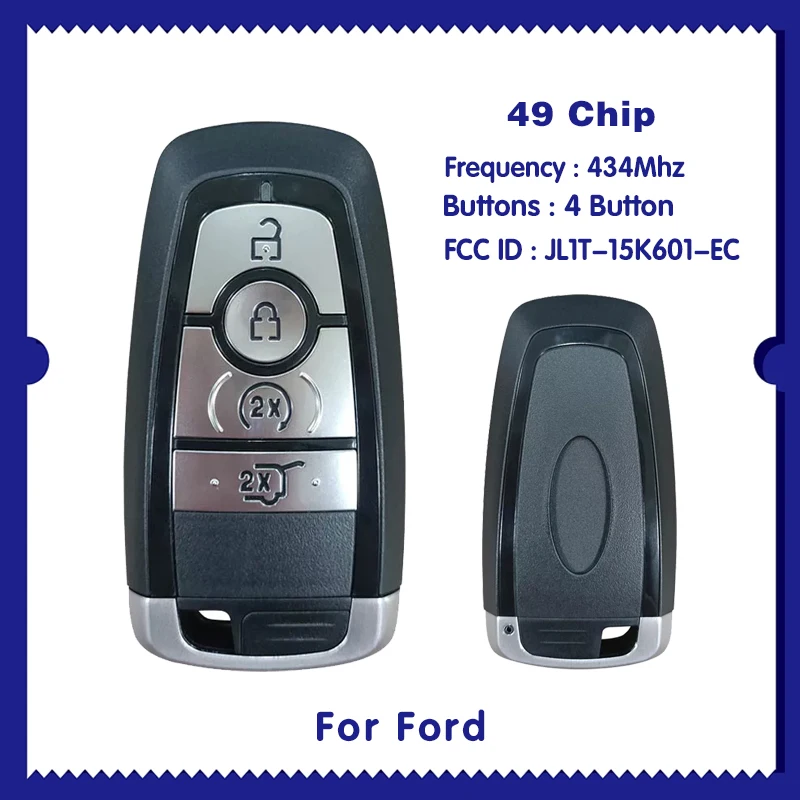 

Для частоты Ford 434,2 МГц 49 транспондер HITAG PRO деталь без JL1T-15K601-EC CN018098
