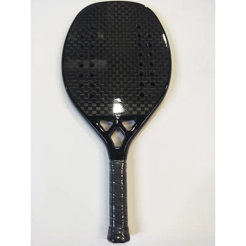 Beach tennis racket carbon EVA foam core lightweight tennis racket simple multiple colors carbon fiber beach 12K