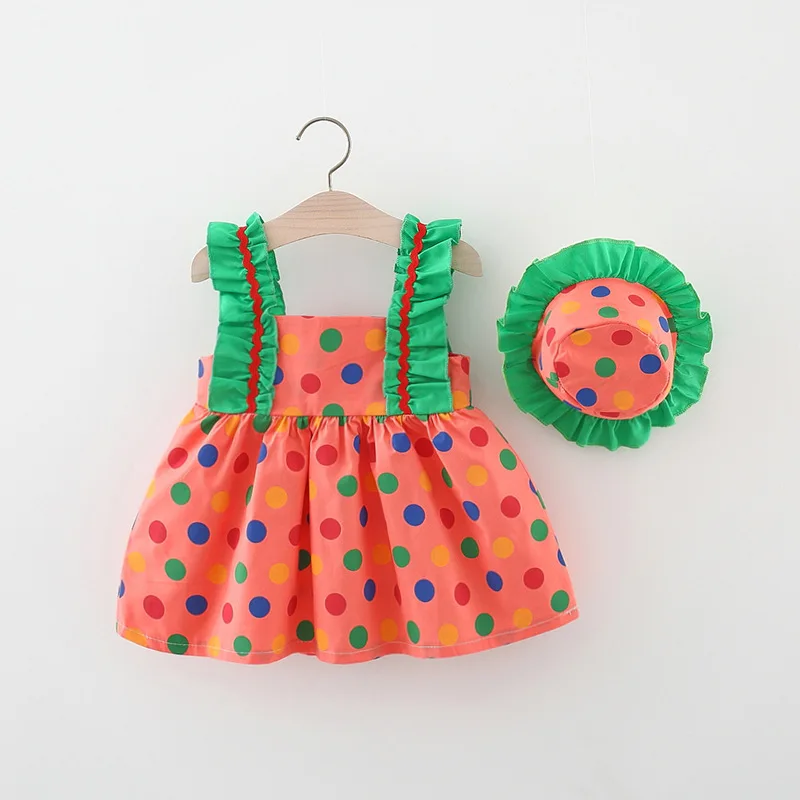 Simple Cotton Frock For summer Baby Girl Kids Dress-hautamhiepplus.vn