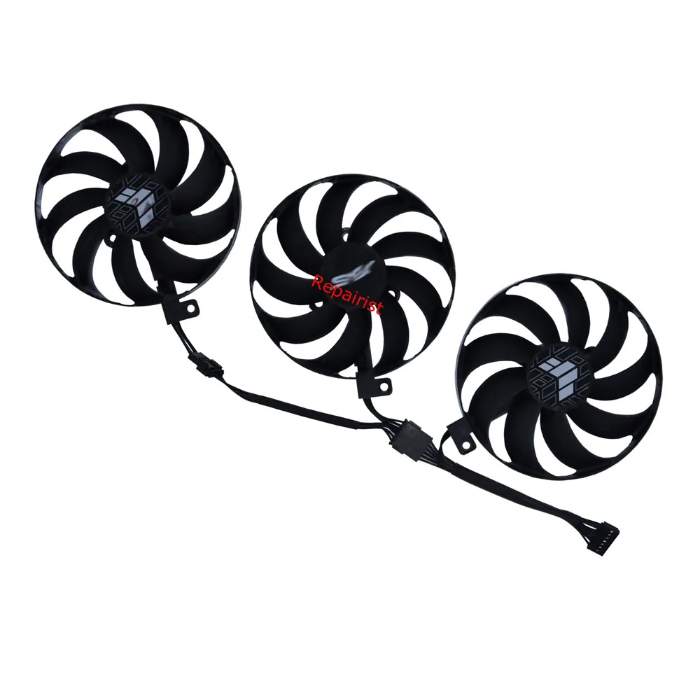 3 Pz/Set, Ventola Per Scheda Video, Cf9010U12D, Fdc10H12S9-C, Dispositivo Di Raffreddamento Grafico, Per Asus Tuf Rx6700Xt O12G Gaming, Per Asus Tuf R