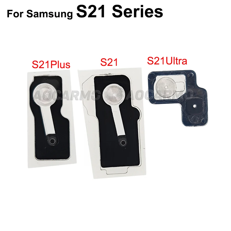 Aocarmo 삼성 갤럭시 S21 플러스 S20FE S21FE S21+ S21U S22 S22+Plus 노트 20 울트라 플래시 커버 라이트 캡 교체 부품