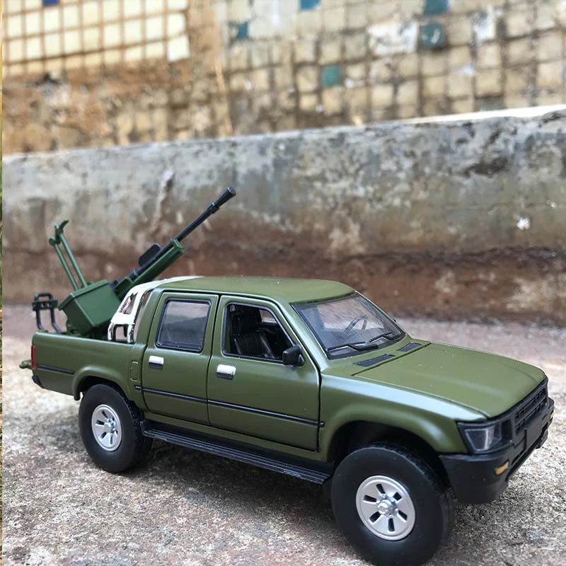 Toyota Hilux Pickup Alloy Car Model, Diecasts,