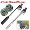 Garden Weeding Tool Weed Extractor Removal Agricultural Bonsai Tool Supplies Horticulture 4 Teeth Manual Weeder Garden Shovel 3