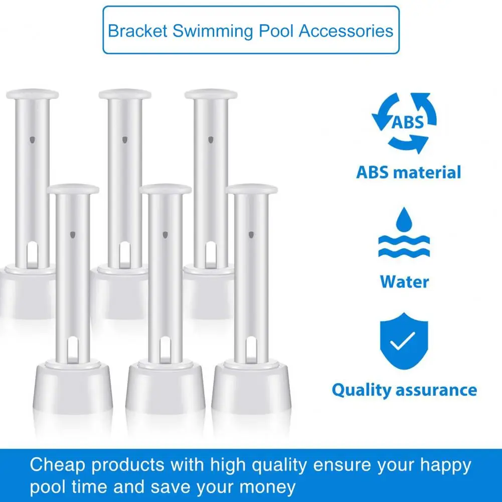 

Metal Frame Pool Repair Accessories Reliable Swimming Pool Joint Pins Easy Installation Rust 12pcs Replacement Parts for Plastic