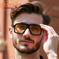 Lunettes de soleil carrées surdimensionnées classiques pour hommes 2026 – Monture métallique tendance de luxe, grandes lunettes de protection élégantes pour femmes 2