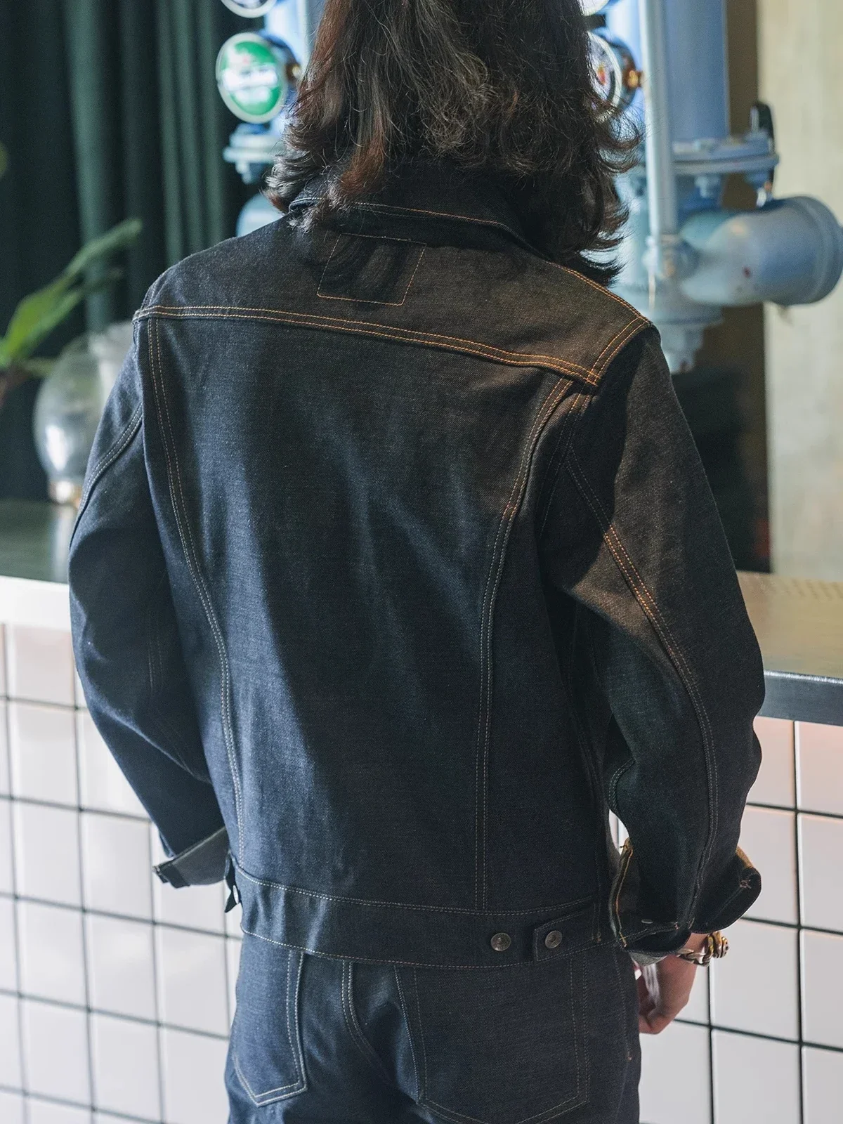 Non Stock Type 3 Selvedge Denim Trucker Jacket Mens Jean Outerwear 557XX 70505 3