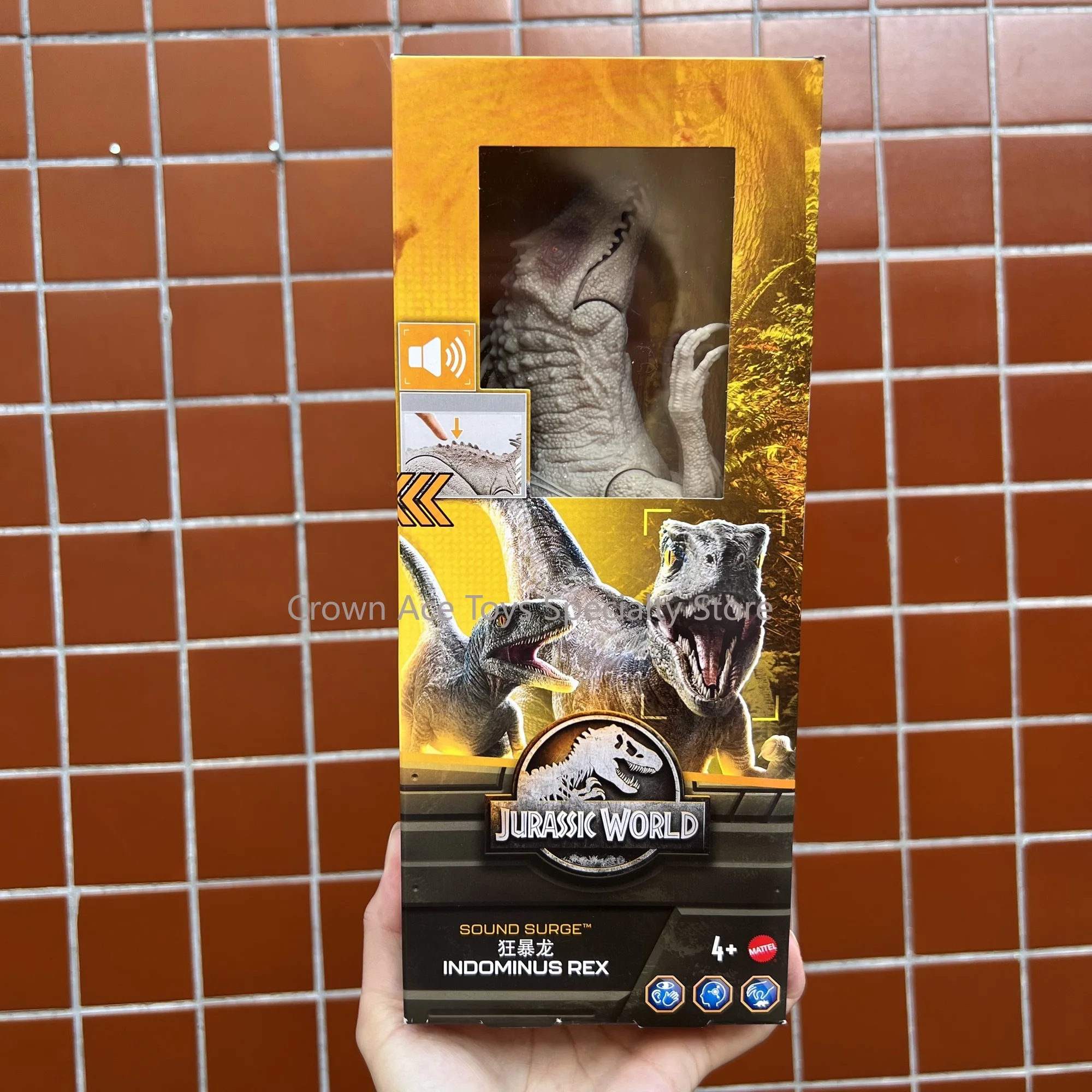 thumbnail image 1 of MATTEL Jurassic World 2 Carnivorous Bovine Dragon Retroraptor Dinosaurio helado Efecto de sonido Dinosaurio Juguetes de moda Regalo, 1 of 5