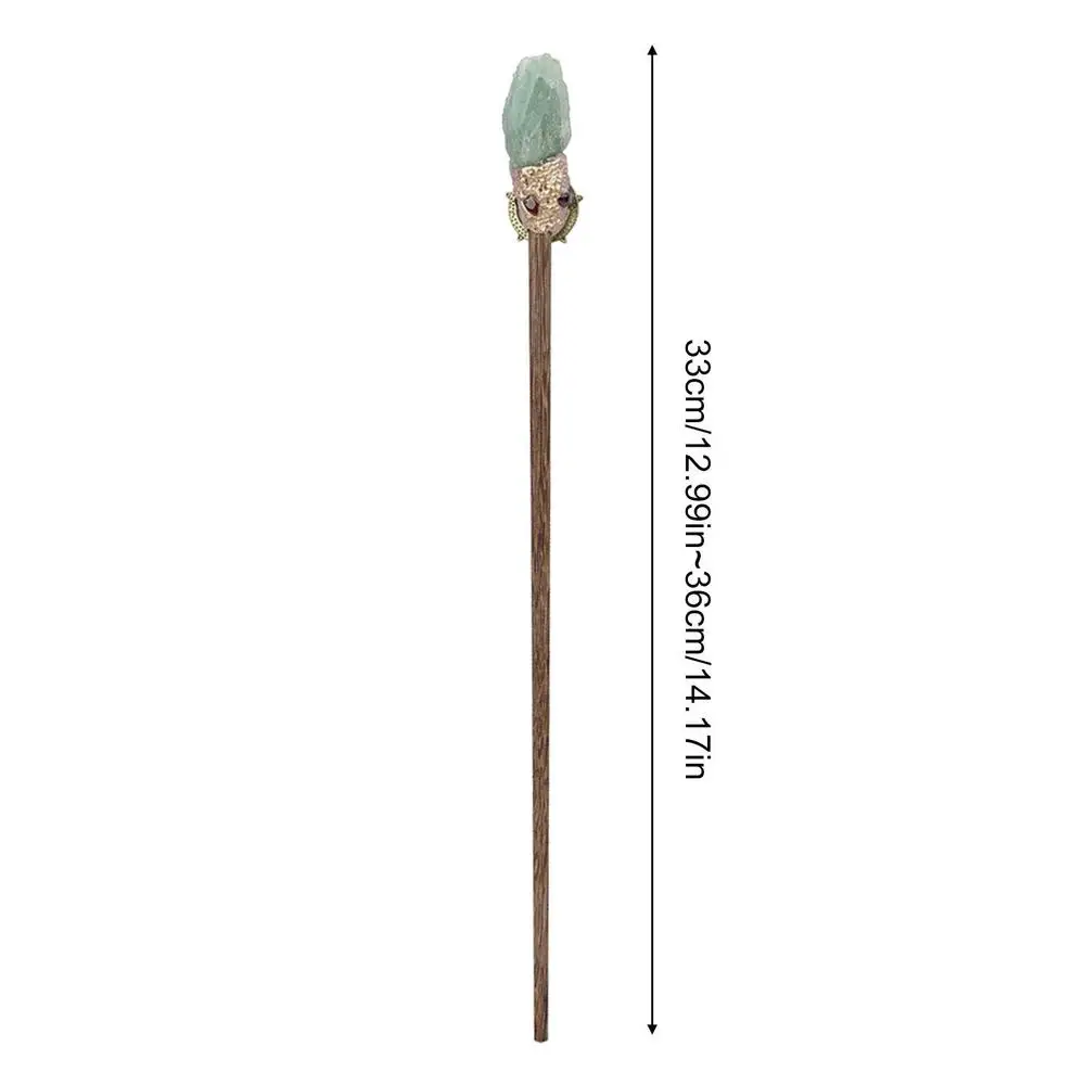 魔女の魔法のクリスタルスティック、イチクラフトの魔法の杖、クォーツ