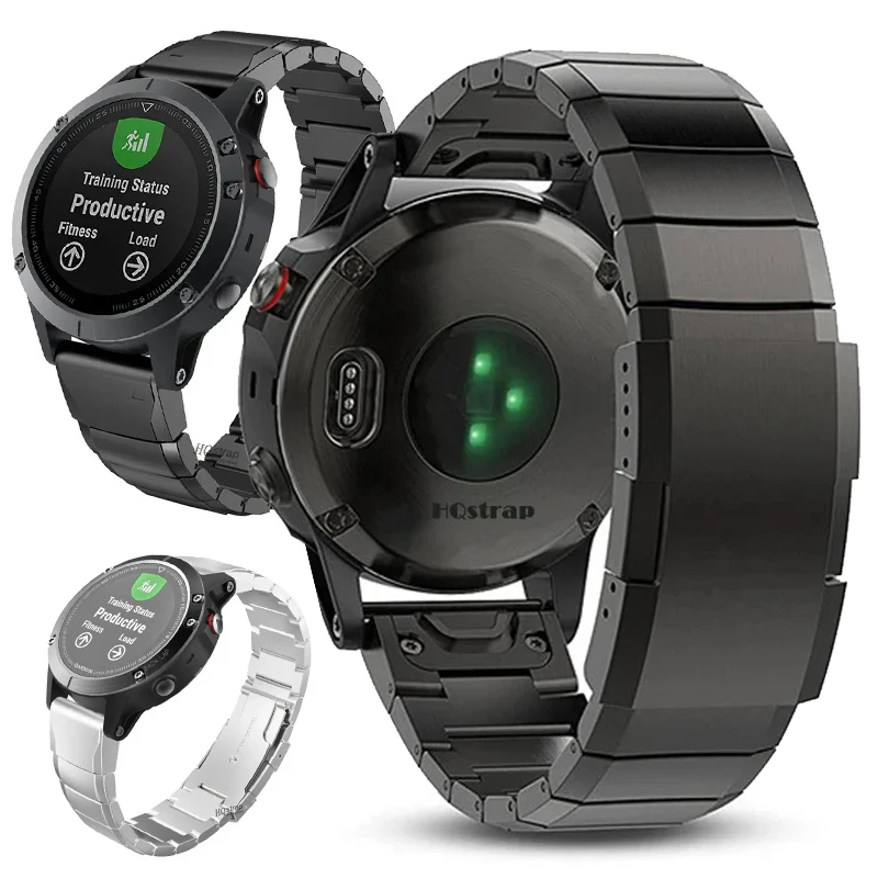 20/22/26mm High Quality Stainless Steel Band for Garmin 7X 6S Fenix 5 5X 5S Plus Vivoactive3 for Garmin Strap Metal Watch Band