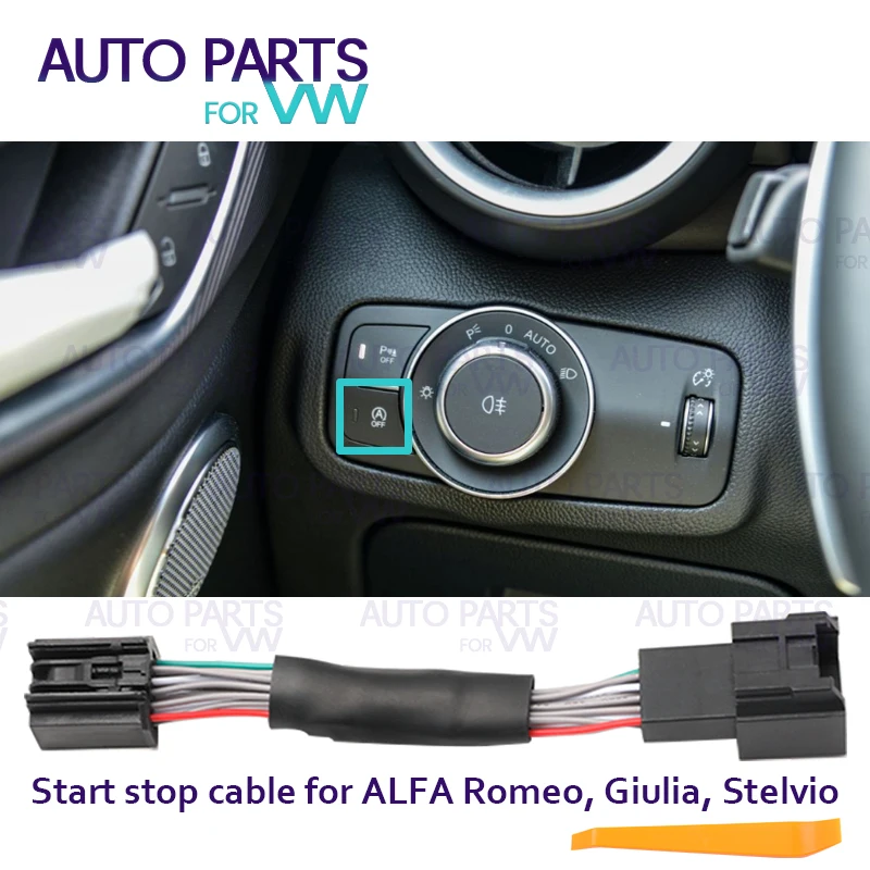 For Alfa Romeo Giulia 952 Stelvio 2015-2021 Car Auto Start Stop Canceller  Stop Start Engine Eliminator Device Plug Disable Cable - AliExpress