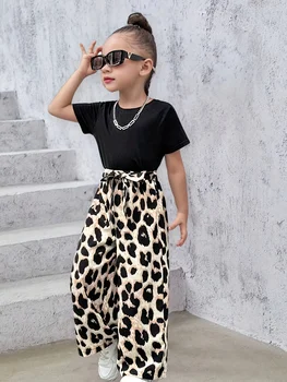 Girls Leopard Summer Set 1