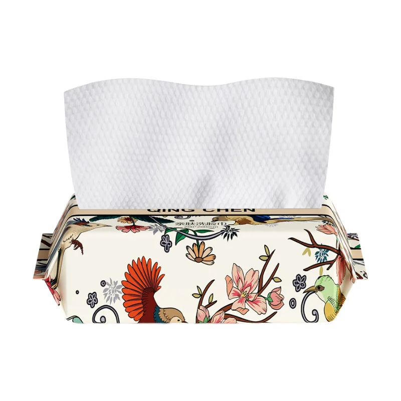 Description Picture 6 of itemDisposable Towel Thick 100% Cotton Face Towel Make Up Soft Removing Wipes Dry Cleanser Towelettes for Skin Care Home Towel