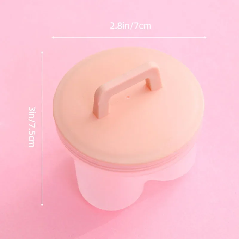 Cute Plastic Egg Boiler Kitchen Cooking Tools Egg Mold Form With Lid Brush 4Pcs/Set egg cooking mold