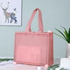 StoBag 50pcs Wholesale Non-woven Shopping Tote Bag Shoulder Eco Fabric Large Reusable Storage Portable Custom Logo(Extra Fee) 3