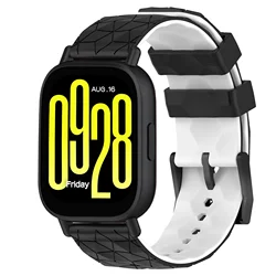 High-Quality Silicone Strap - 20mm/22mm Replacement Wristband for other 22mm (Black white)