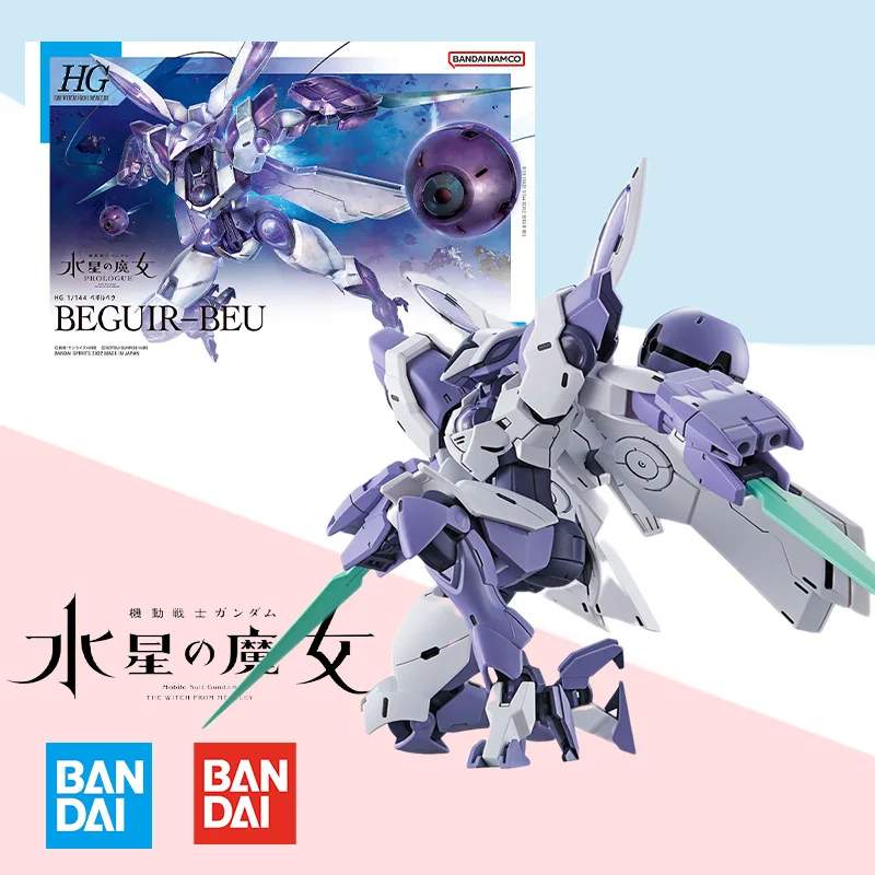 

Оригинальная коробка Bandai HG 1/144 ведьма из Mercury GUNDAM BEGUIR BEU аниме искусственная сборка игрушка подарок для детей