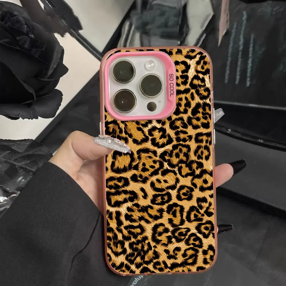 Luxury Leopard Print Shockproof Phone Case
