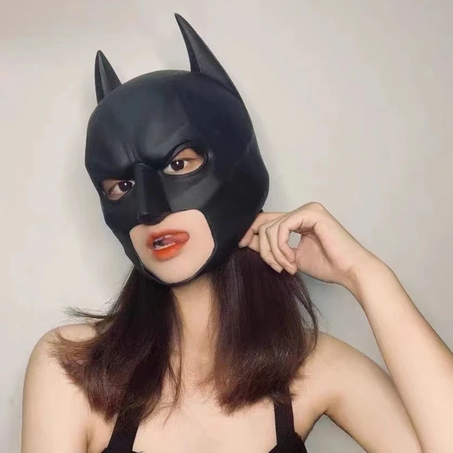 Adult Batman mask, Batman design party masks for women and men, black half  mask - AliExpress